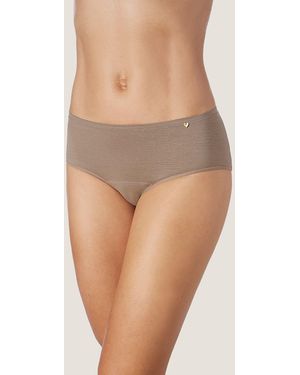 Zd - Zero Defects Panty Circe Soy Fiber Hipster Panties - Natur