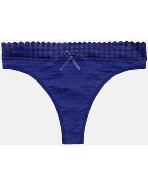 Tazzio String 3Er Pack F927 - Blau