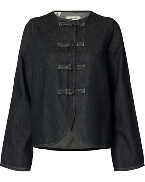 SELECTED Bluse Slwbaria-Bora - Schwarz