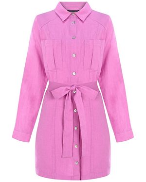 FRESHLIONS Hemdkleid Belinda - Pink
