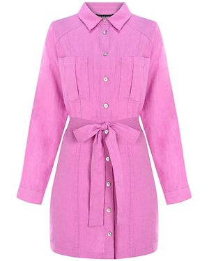 FRESHLIONS Hemdkleid Belinda - Pink