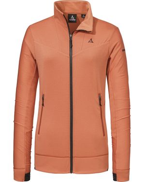 Schoeffel Funktionsfleecejacke Blaueis - Braun