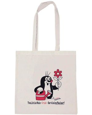 Logoshirt Baumwolltasche Der Kleine Maulwurf - Weiß