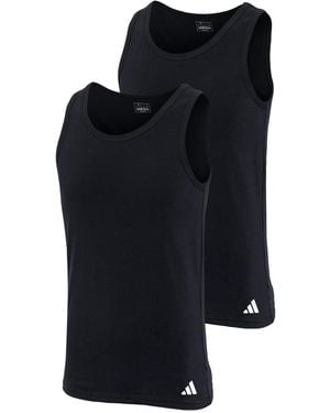 adidas Unterhemd Active Flex Cotton - Schwarz