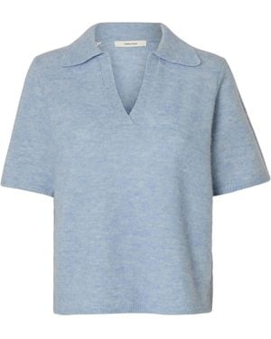 SELECTED Pullover Slflulu - Blau