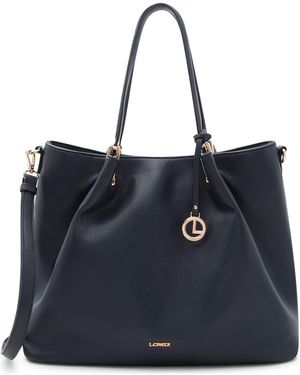 L. CREDI Schultertasche 40 Cm - Blau