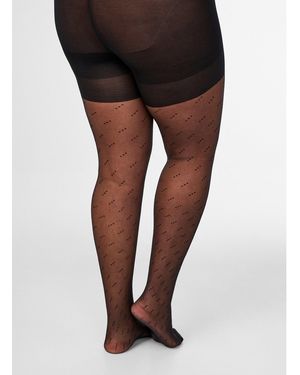 Zizzi Feinstrumpfhose - Schwarz