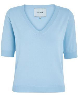 Minus Pullover Milla - Blau
