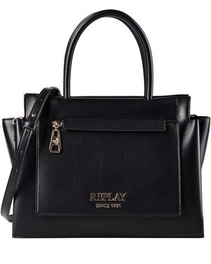 Replay Schultertasche - Schwarz