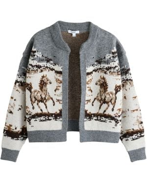 Next Strickjacke - Grau
