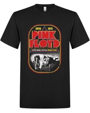 Pink Floyd Shirt Atom Heart Tour T-Shirt - Schwarz