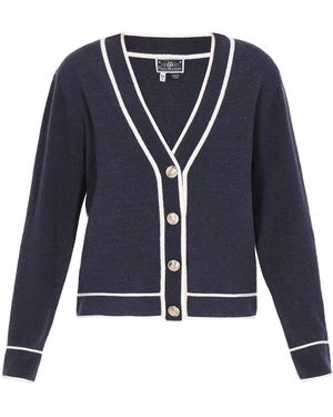 DreiMaster Maritim Strickjacke - Blau