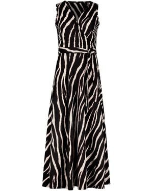 Zero Midikleid Mit Gürtel - Schwarz