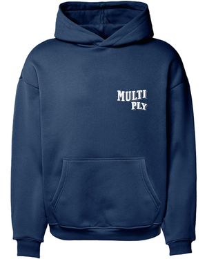 Multiply Apparel Sweatshirt 'Pennant' - Blau
