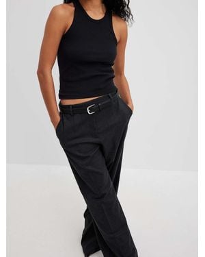 NA-KD Top - Schwarz