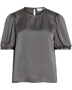 Vila Bluse Visofie - Grau