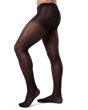 GLAMORY Lange Unterhose Support 40 Herrenstützstrumpfhose - Schwarz