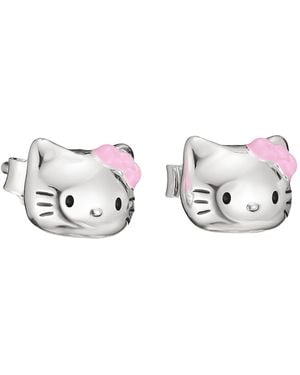 Thomas Sabo Hello Kitty Ohrstecker Pinke Schleife - Mettallic
