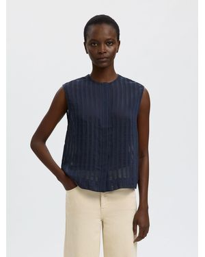 SELECTED Bluse - Blau