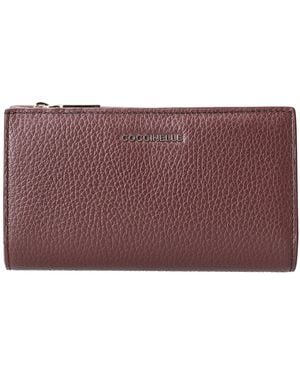 Coccinelle Portemonnaie Metallic Soft - Lila