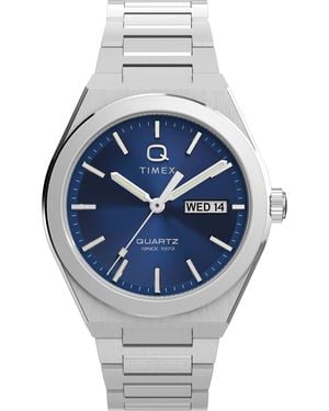 Timex Analog Continental Day And Date - Blau