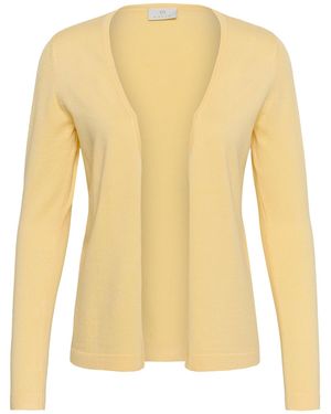 Kaffe Strickjacke Kafenia Astrid - Gelb