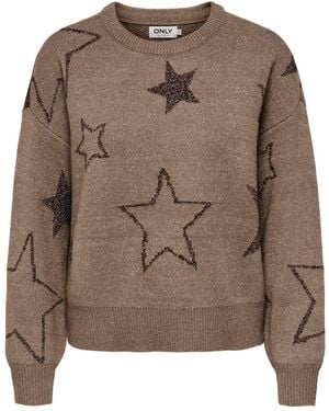 ONLY Pullover Onlrosie - Braun