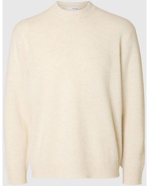 SELECTED Pullover - Natur