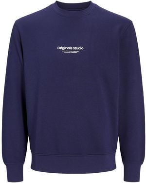 Jack & Jones Sweatshirt Jorvesterbro - Blau