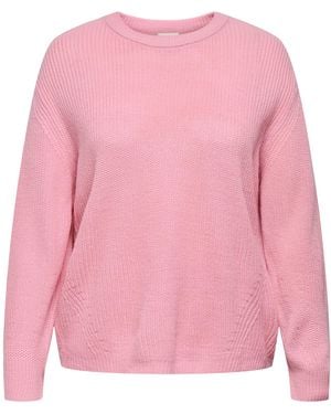 Only Carmakoma Pullover - Pink