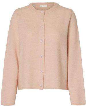 SELECTED Strickjacke Slflulu - Natur
