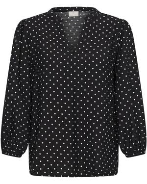Kaffe Bluse Sirena - Schwarz