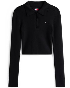 Tommy Hilfiger Pullover Essential - Schwarz