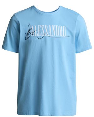 Alessandro Zavetti T-Shirt Pometi - Blau
