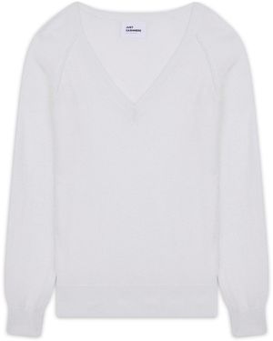 J Cashmere Pullover Phoebe - Weiß