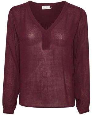 Kaffe Bluse 'Amber' - Lila