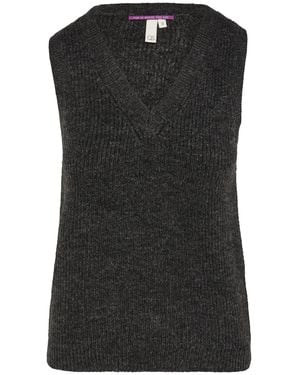 QS Strickweste - Schwarz