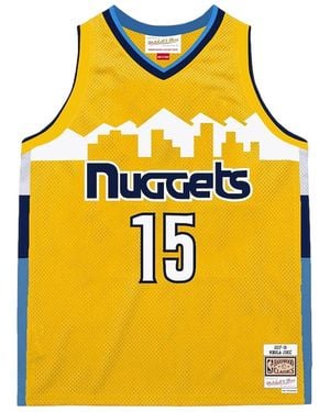 Mitchell & Ness Trikot Denver Nuggets Nikola Jokic 2017/18 - Gelb