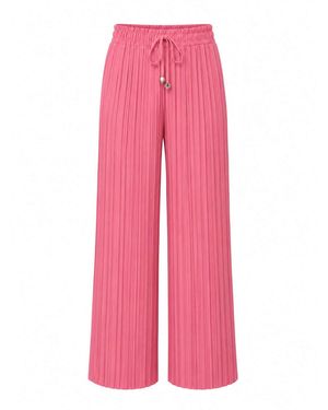 Worldclassca Bügelfaltenhose Damen Plissee Sommer Hose - Pink