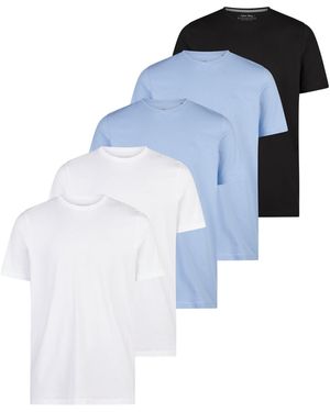 Redmond Shirt Basic - Blau