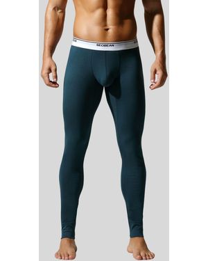 SEOBEAN Lange Unterhose John Home - Blau