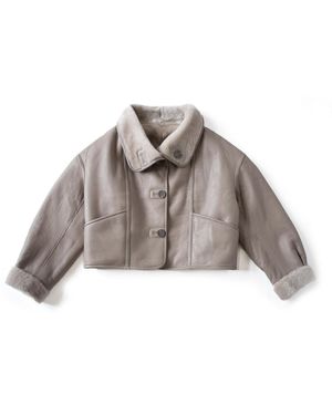 Just things we like Winterjacke Cho Reversible Shearling Jacket - Natur