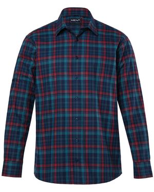 Men Plus Hemd - Blau