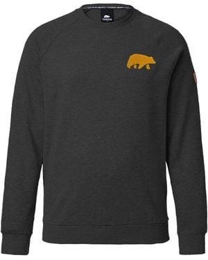 Forsberg Sweatshirt Mit Frottee Logo - Grau
