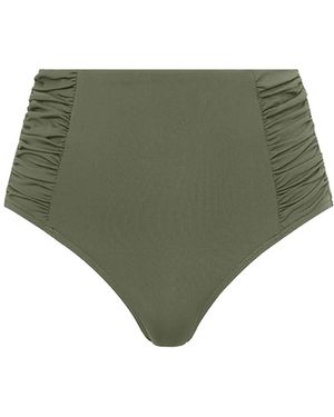Sea Level Bikinihose Gathered - Grün