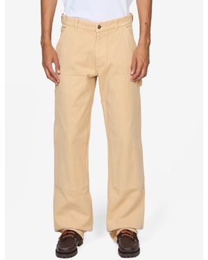 Sky High Farm Canvas Double Knee Trousers, Cotton - Natural