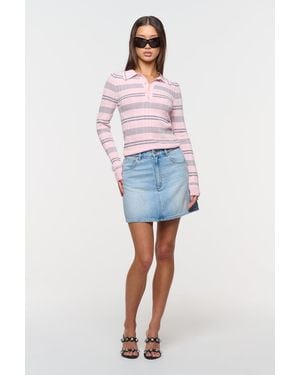 Abrand Jeans Aline Skirt Karli Recycled - Blue