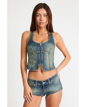 Abrand Jeans Addison Racer Zahli - Blue