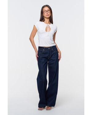 Abrand Jeans 95 Mid Baggy Rinse Recycled - Black