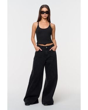 Abrand Jeans 94 High Baggy Heidi Recycled - Red